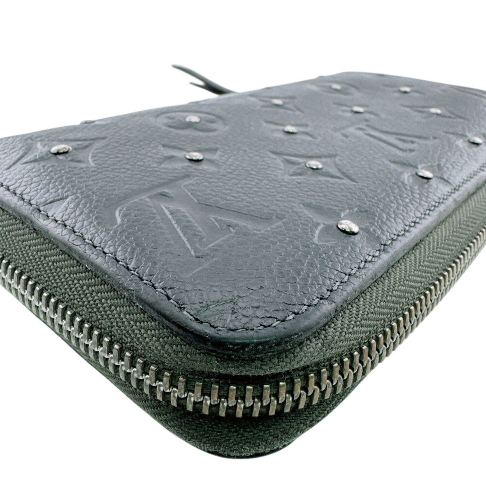 Louis Vuitton Monogram Empreinte Black Leather Long Wallet (Bi-Fold) (Pre-Owned)