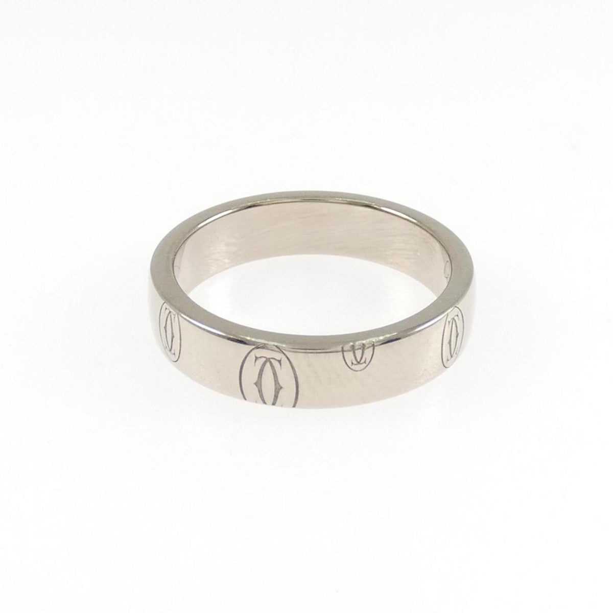 Cartier White Gold White Gold (18K) Band Ring (Pre-Owned)