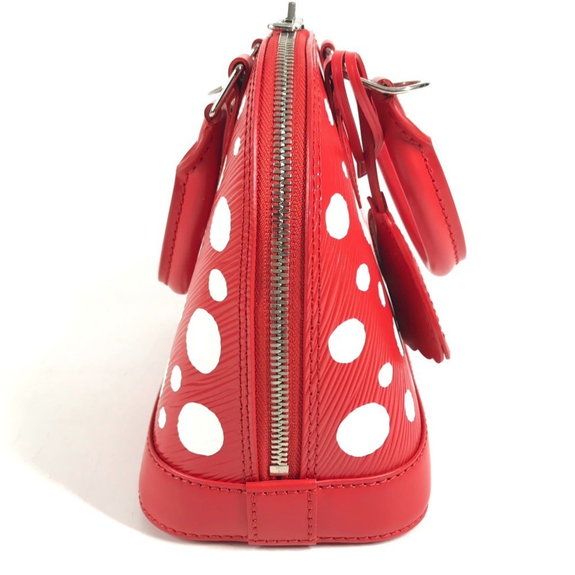 Louis Vuitton Yayoi Kusama Red Color White Epi Leather Handbag Shoulder Bag (Pre-Owned)