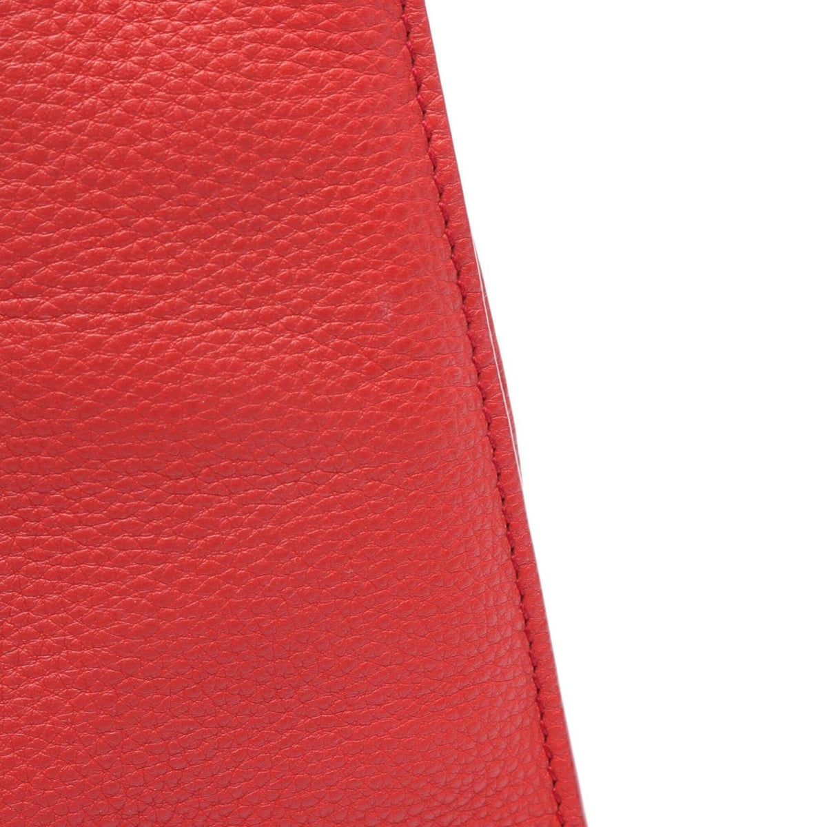 Miu Miu Red Color Leather Handbag Tote Bag (Pre-Owned)