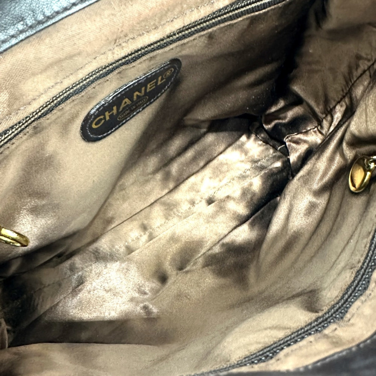 Chanel Brown Leather Backpack (Pre-Owned)