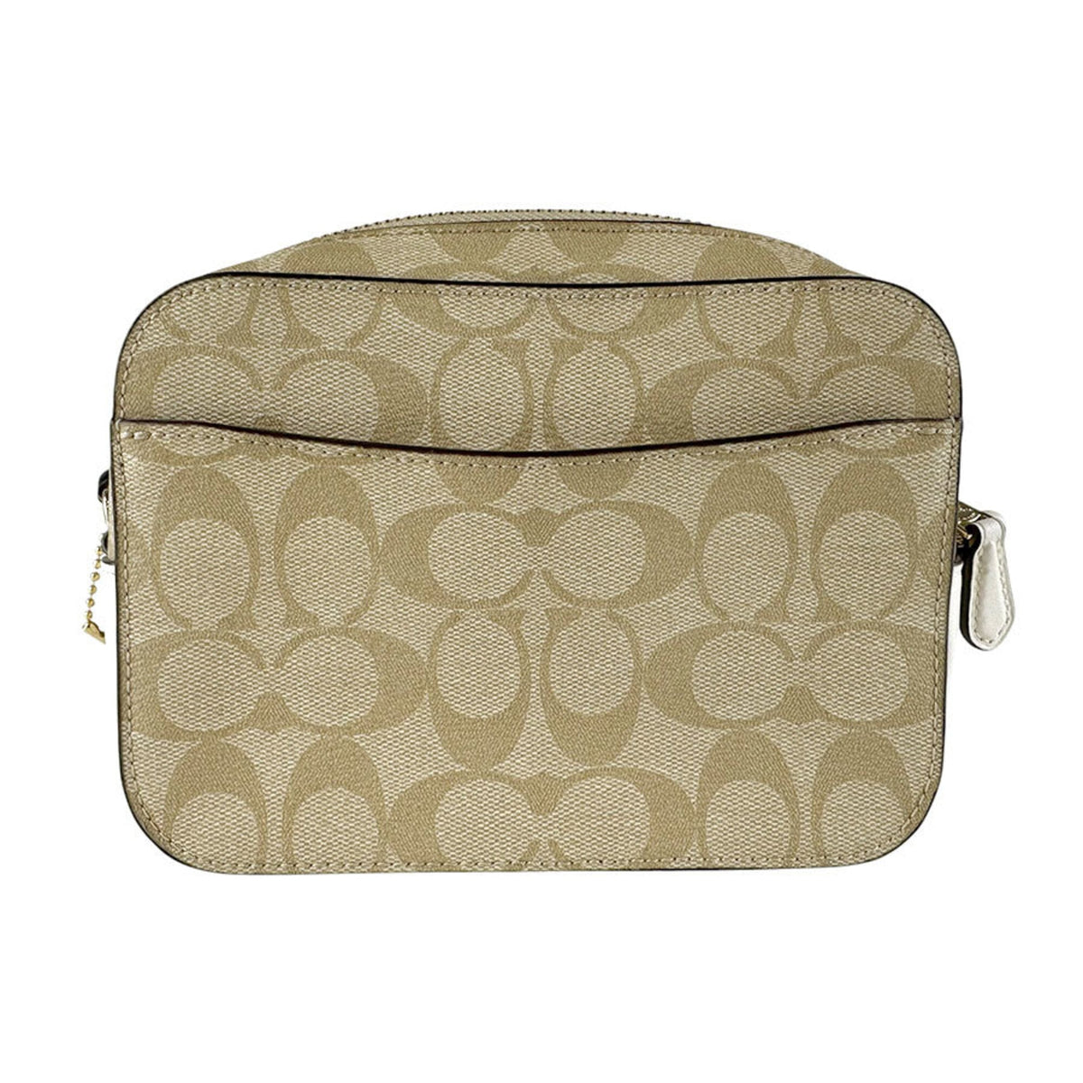 Coach Beige Ivory Leather Shoulder Bag (Pre-Owned)