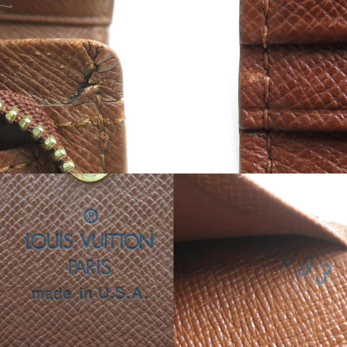 Louis Vuitton Brown Monogram Wallet (Bi-Fold) (Pre-Owned)