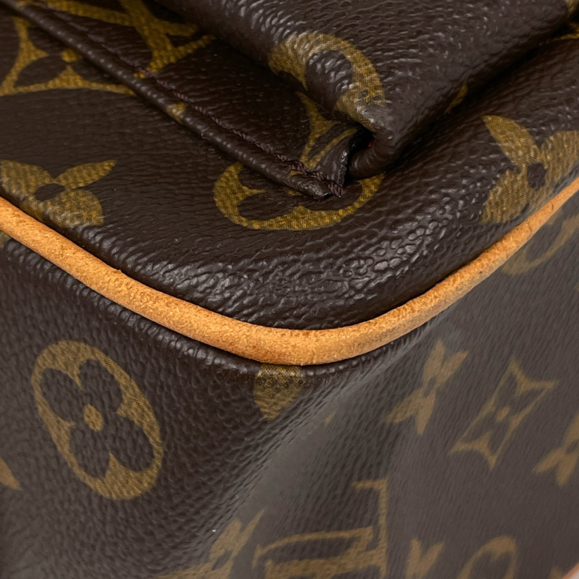 Louis Vuitton Brown Monogram Handbag Tote Bag (Pre-Owned)