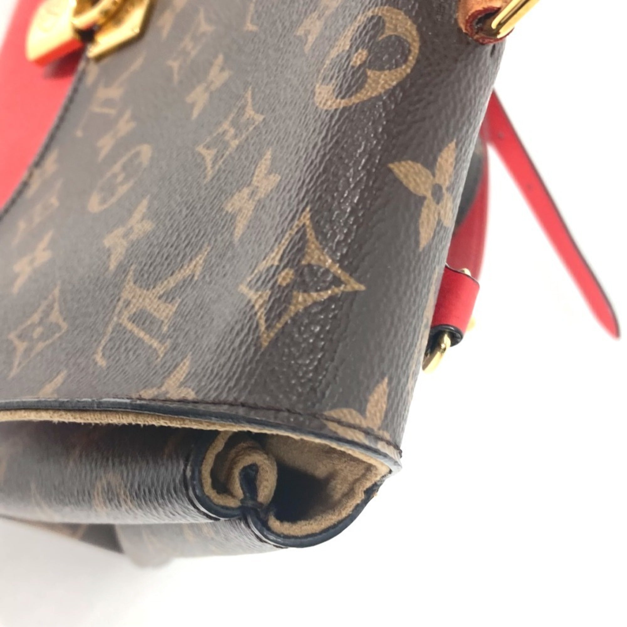 Louis Vuitton Coquelicots Monogram Handbag Shoulder Bag Tote Bag (Pre-Owned)