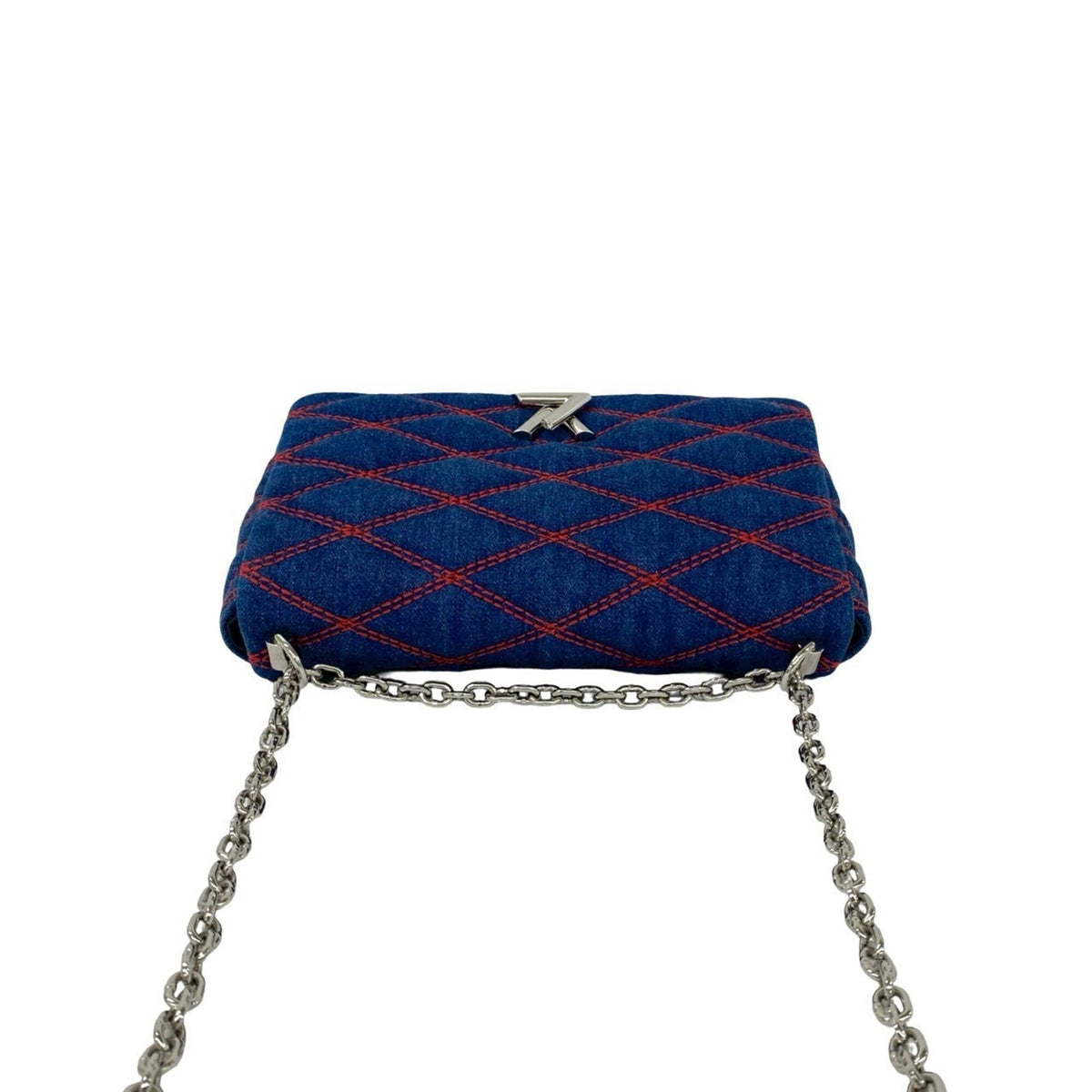 Louis Vuitton Blue Denim Shoulder Bag (Pre-Owned)