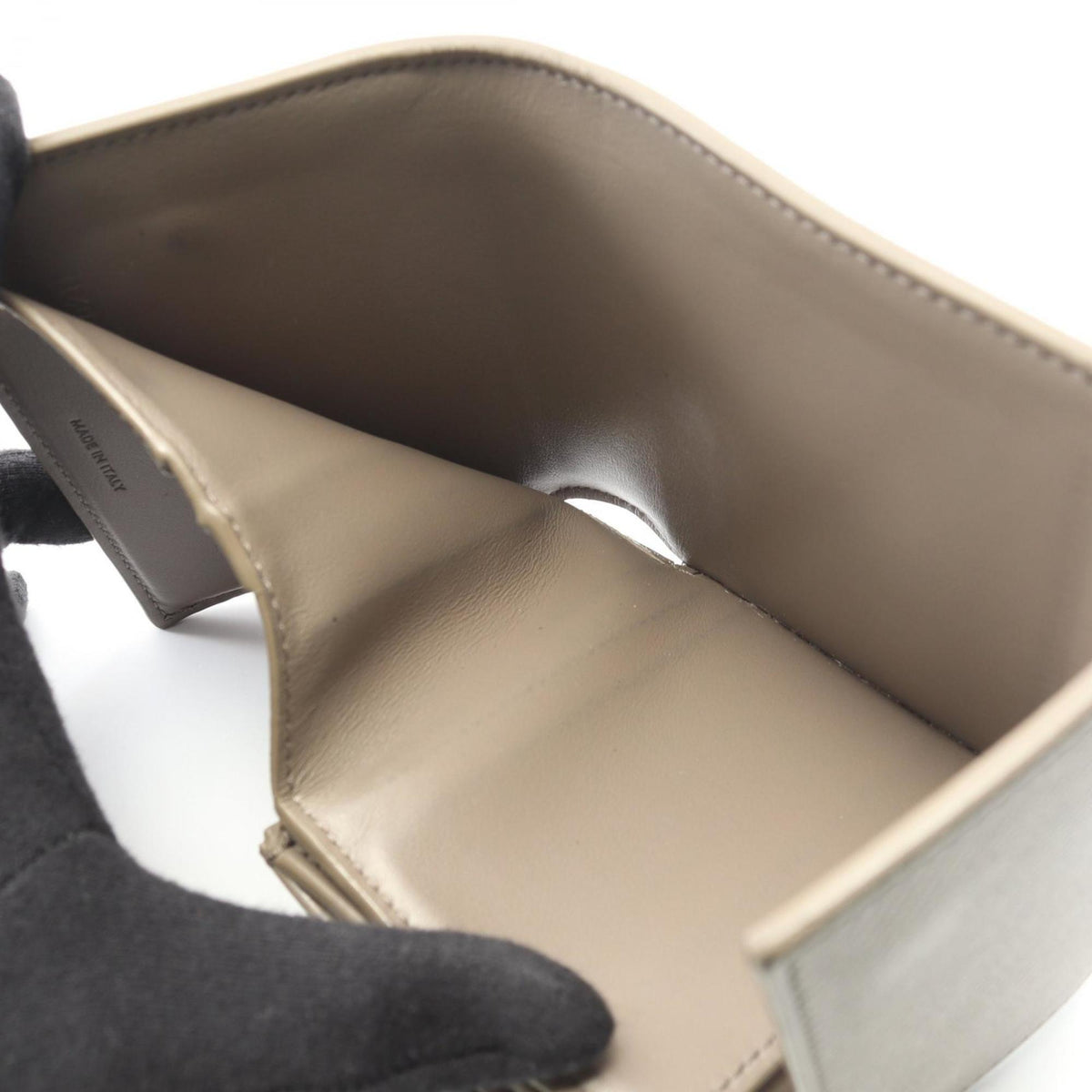 Celine Beige Leather Wallet (Tri-Fold) (Pre-Owned)