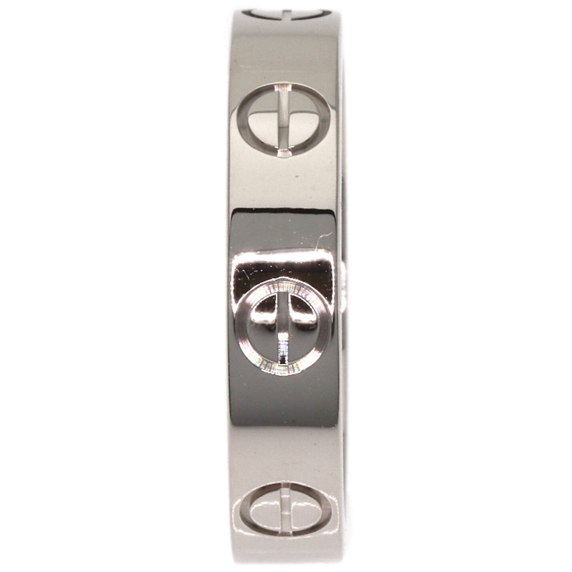 Cartier White Gold White Gold (18K) Band Ring (Pre-Owned)
