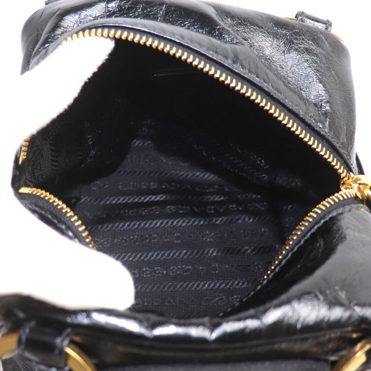 Prada Black Leather Handbag (Pre-Owned)