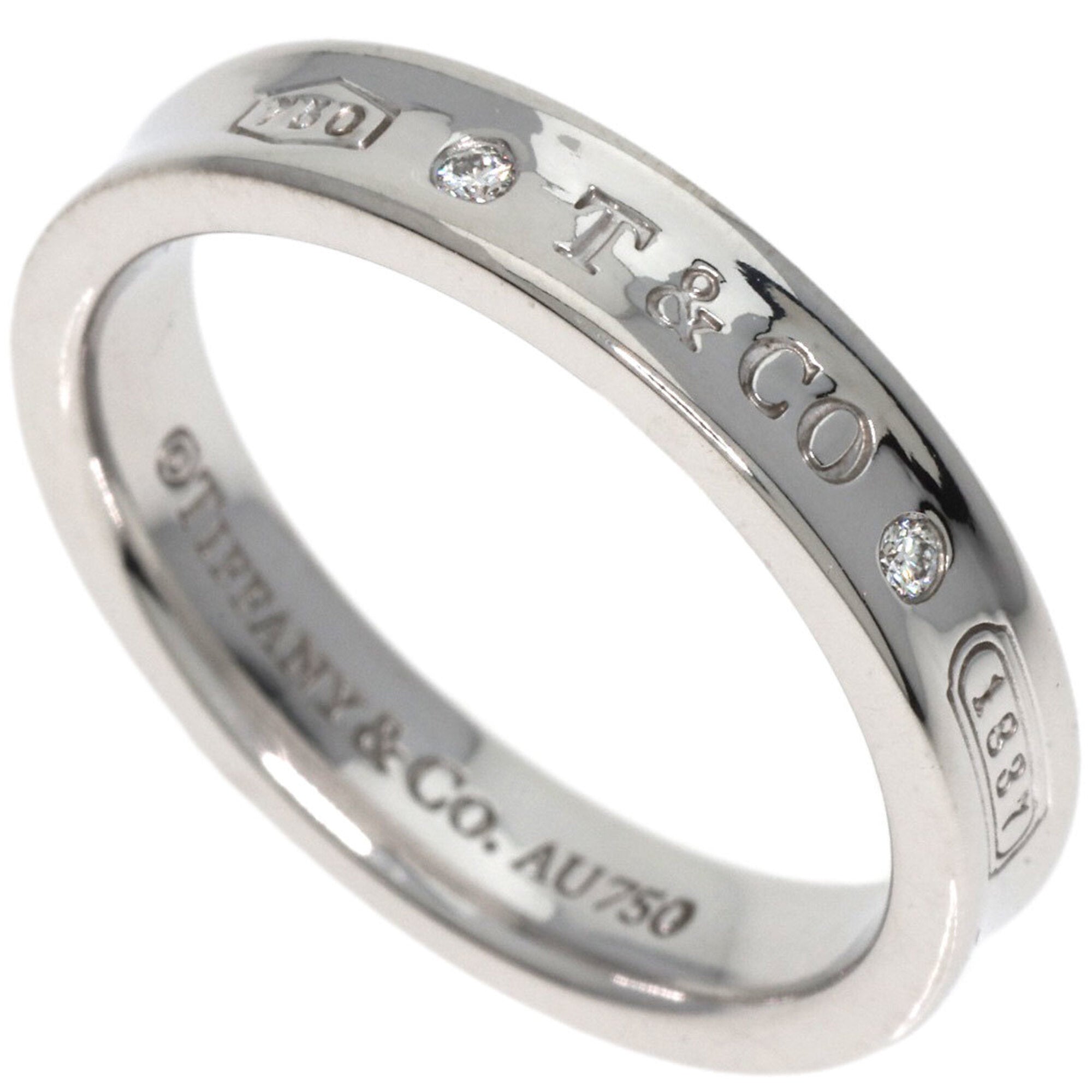 Tiffany White Gold White Gold (18K) Band Ring (Pre-Owned)