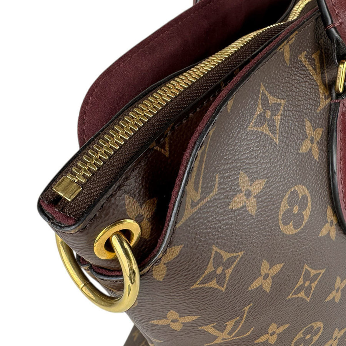 Louis Vuitton Bordeaux Brown Monogram Monogram Handbag Shoulder Bag (Pre-Owned)
