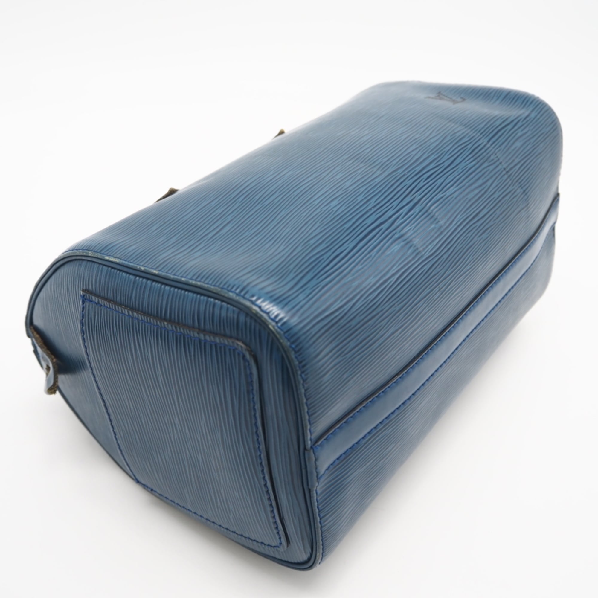 Louis Vuitton Toledo Blue Leather Handbag (Pre-Owned)