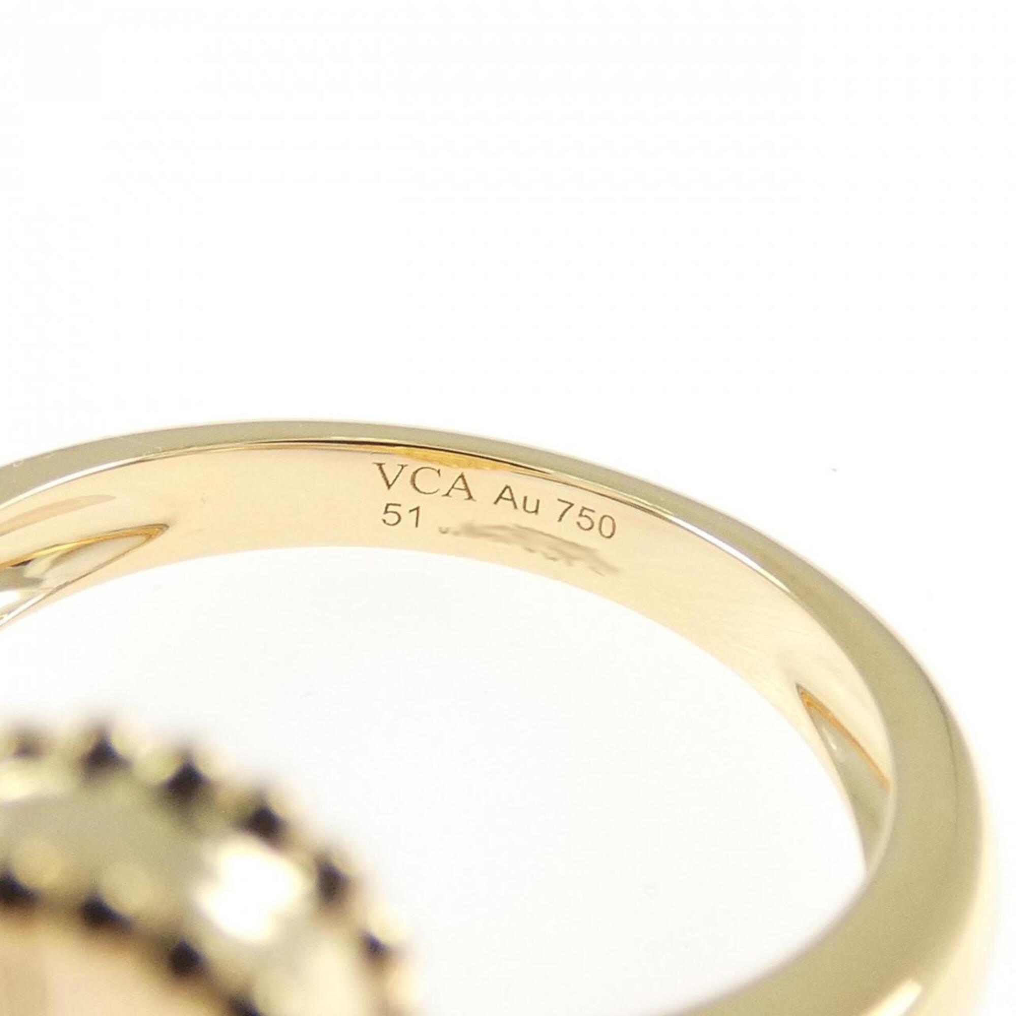 Van Cleef & Arpels Yellow Gold (18K) Band Ring (Pre-Owned)