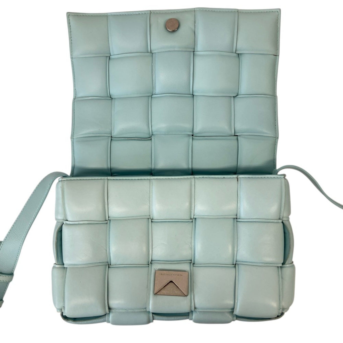 Bottega Veneta Intrecciato Leather Shoulder Bag (Pre-Owned)