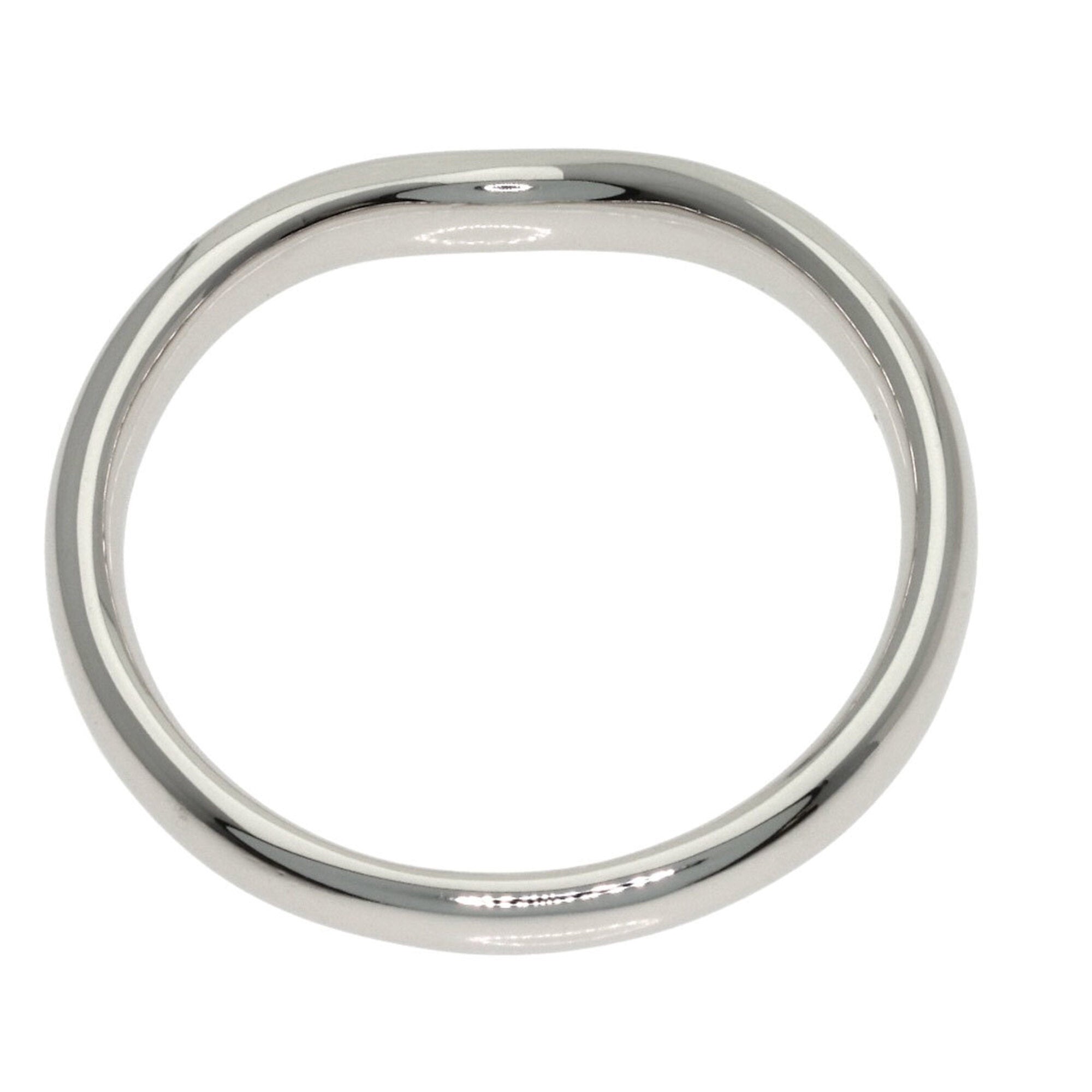 Tiffany Platinum Platinum 950 Band Ring (Pre-Owned)