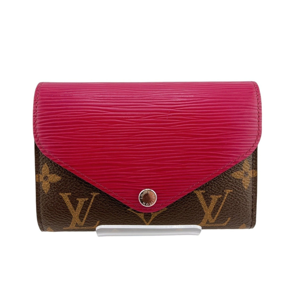 Louis Vuitton Monogram Fuchsia Monogram Epi Leather Wallet (Tri-Fold) (Pre-Owned)