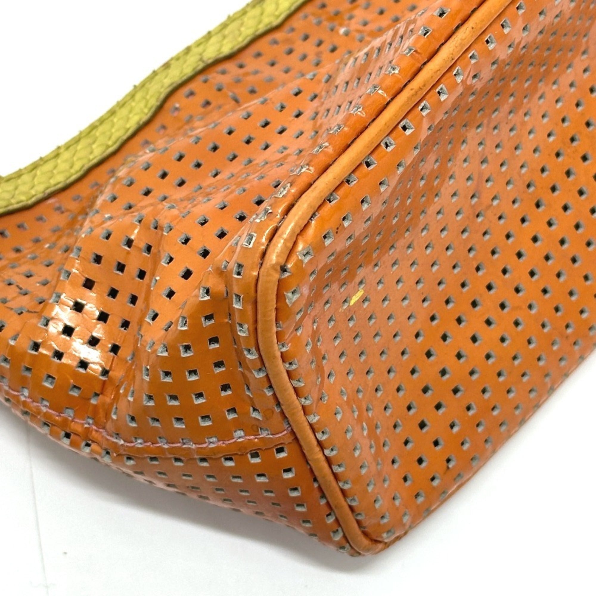 Fendi Green Orange Shoulder Bag (Pre-Owned)