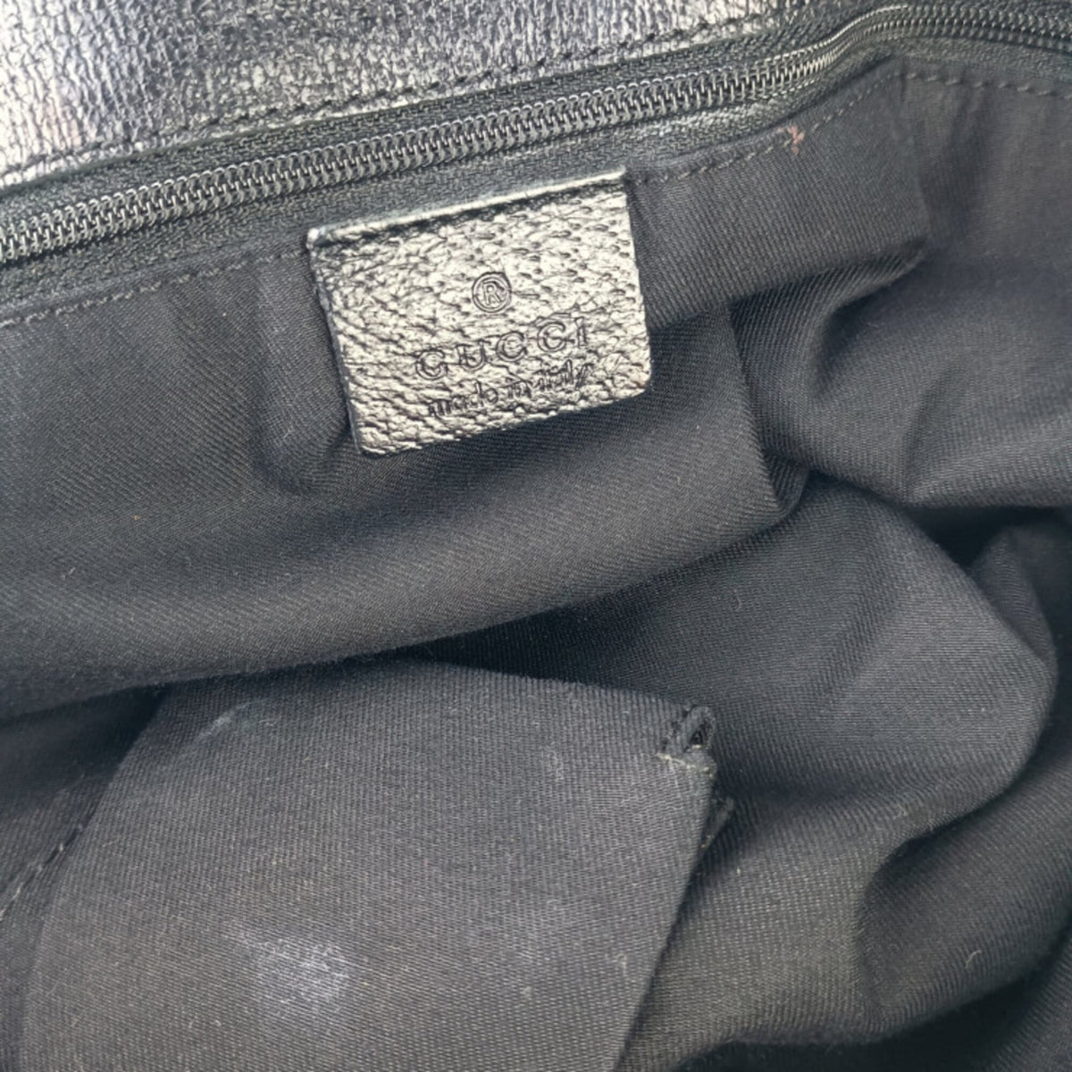 Gucci Gg Canvas Black Gg Canvas Tote Bag (Pre-Owned)