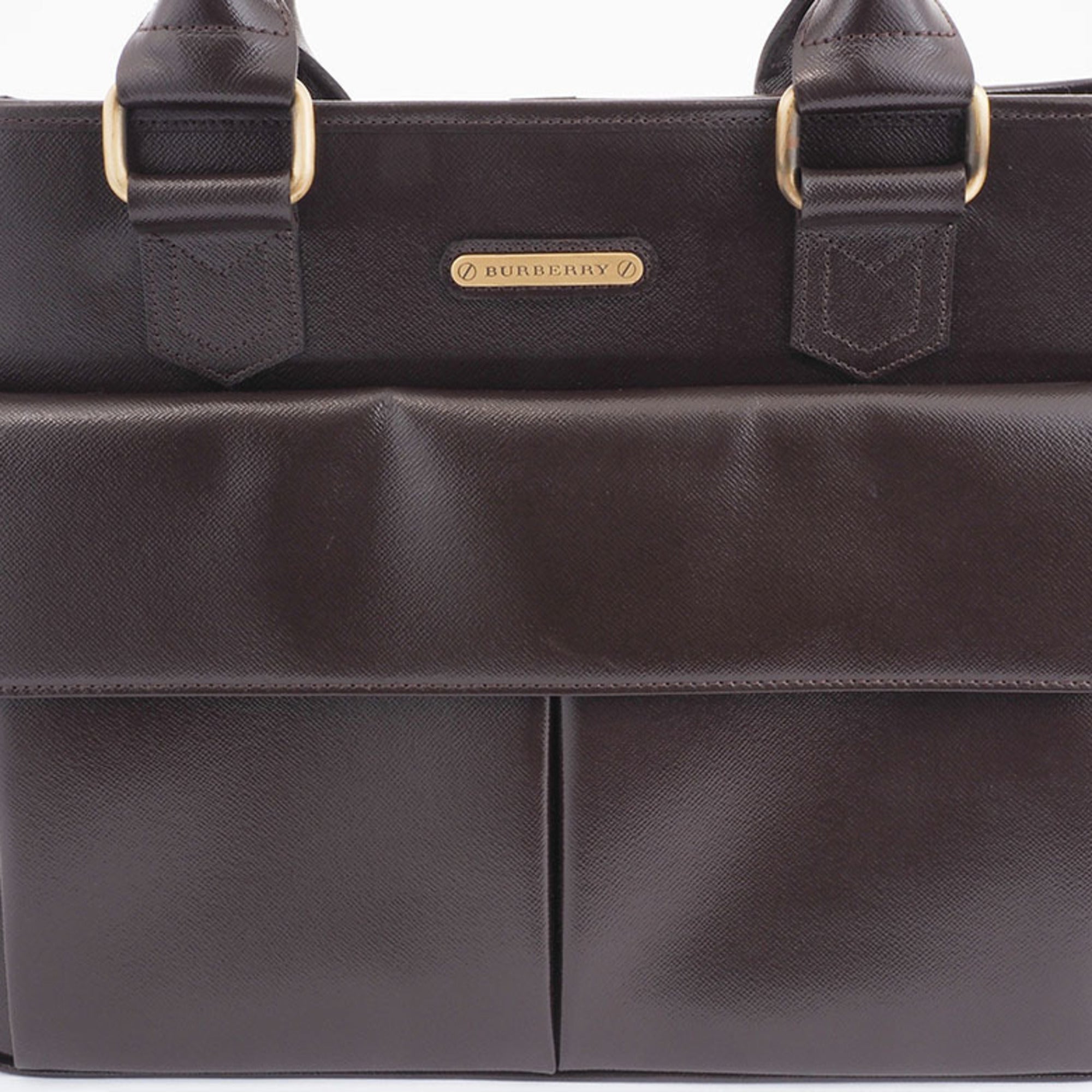 Burberry Brown Leather Handbag (Pre-Owned)