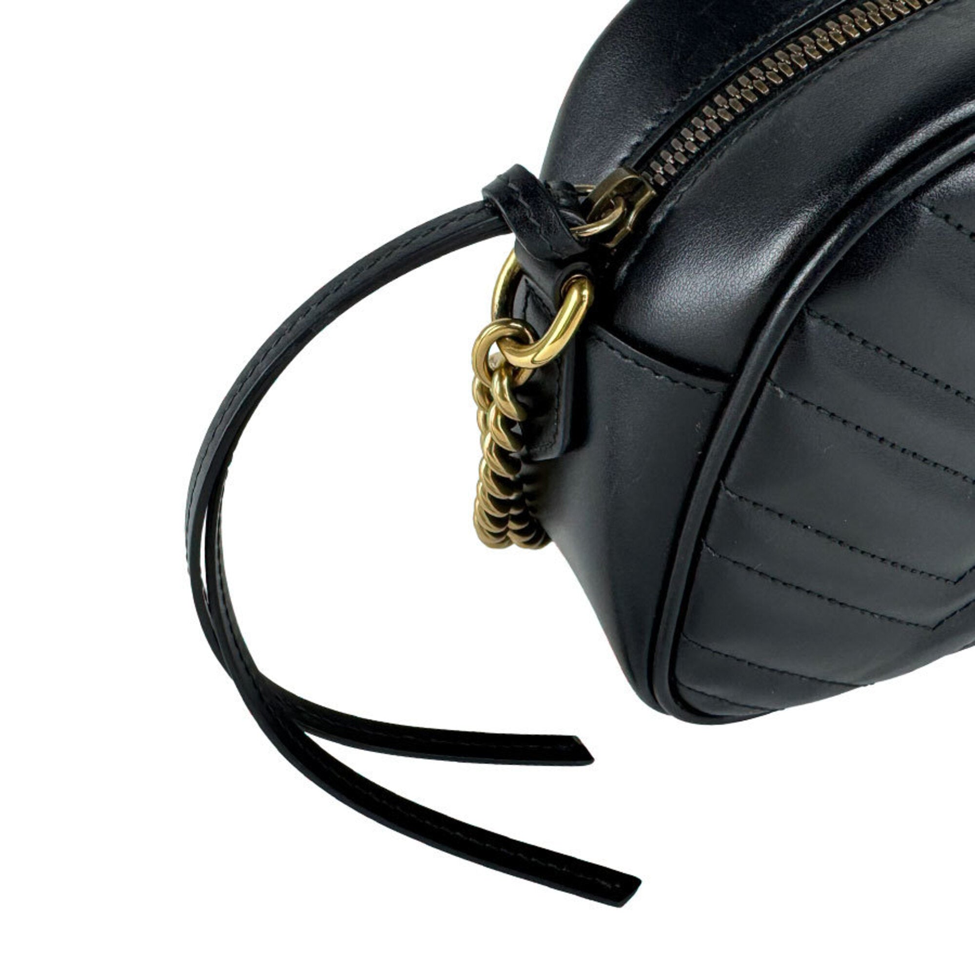 Gucci Black Leather Shoulder Bag (Pre-Owned)