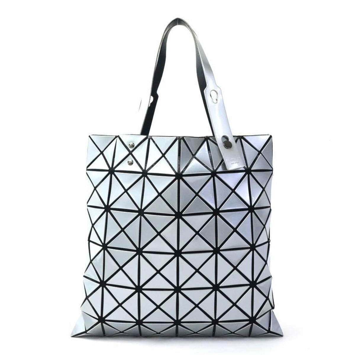 Issey Miyake Gray Pvc Handbag (Pre-Owned)