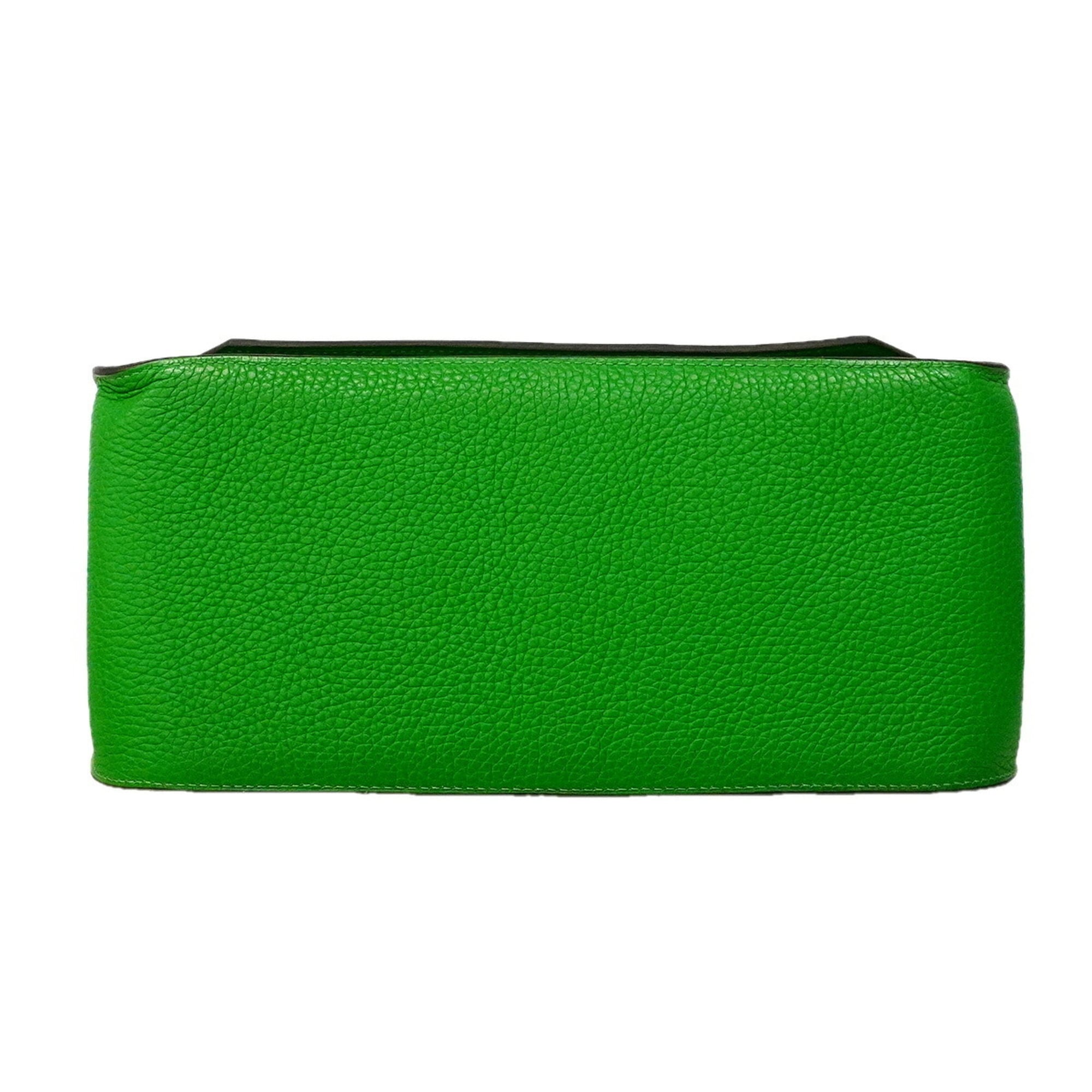 Hermes Bambou Taurillon Clemence Leather Shoulder Bag (Pre-Owned)