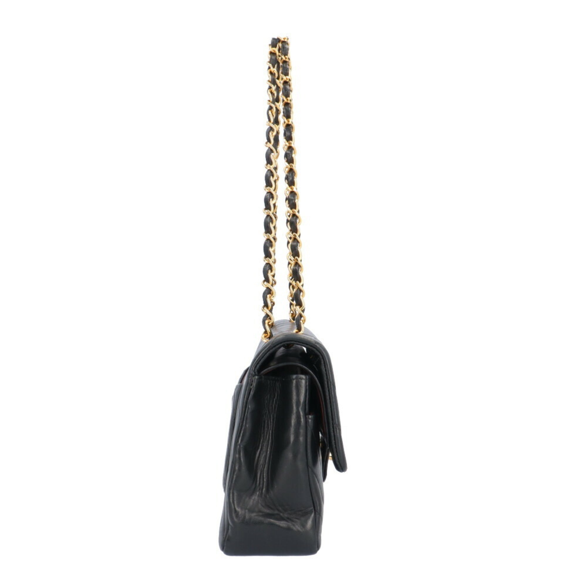 Chanel Black Leather Shoulder Bag (Pre-Owned)