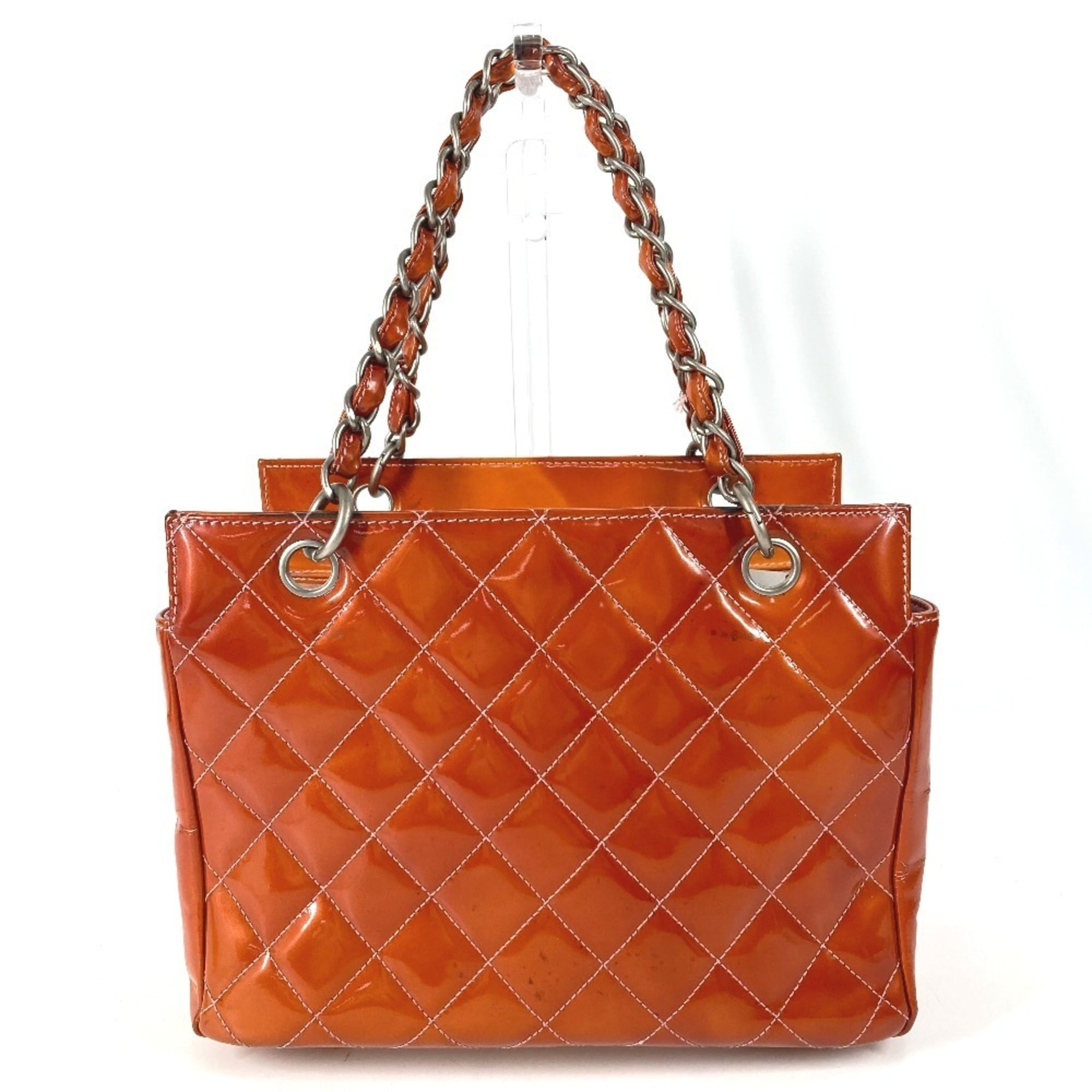 Chanel Pink Quilting Handbag Shoulder Bag Tote Bag (Pre-Owned)