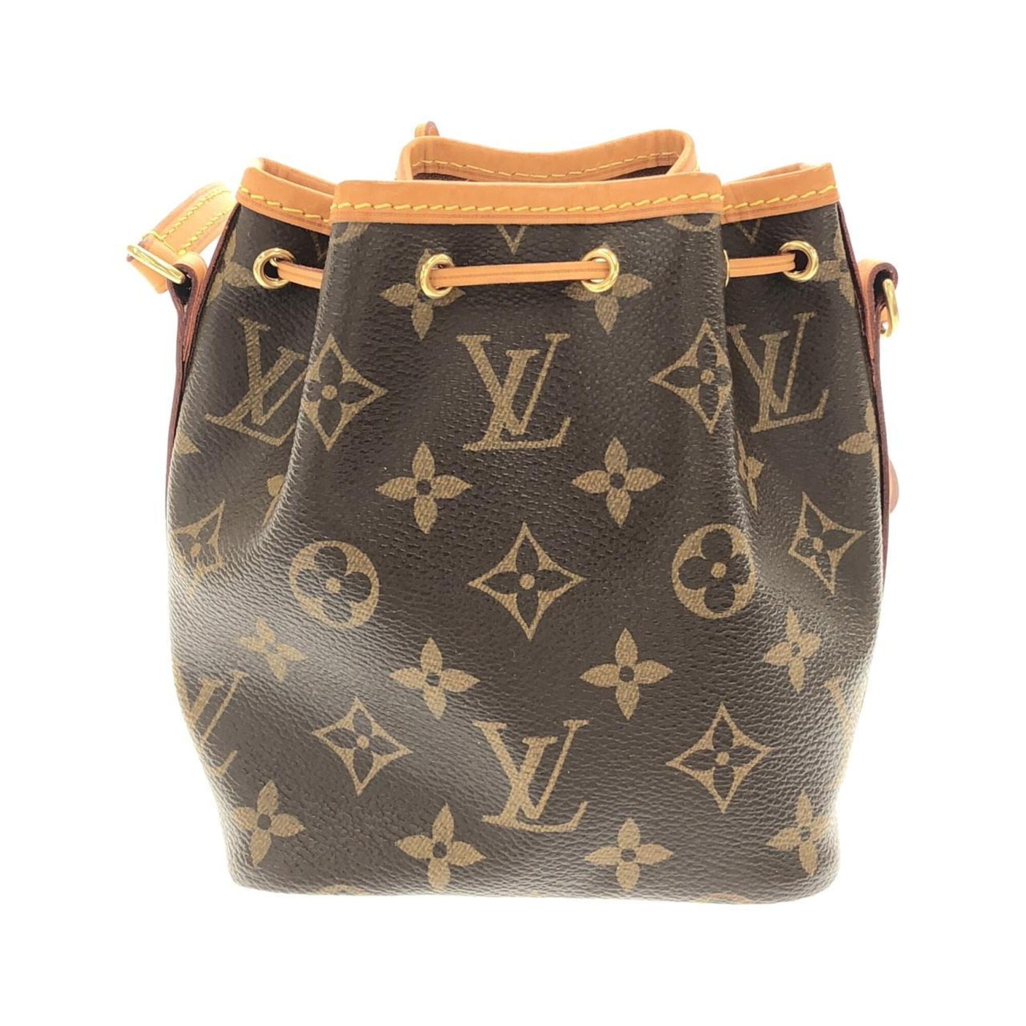 Louis Vuitton Marron Coated Canvas Shoulder Bag (Pre-Owned)