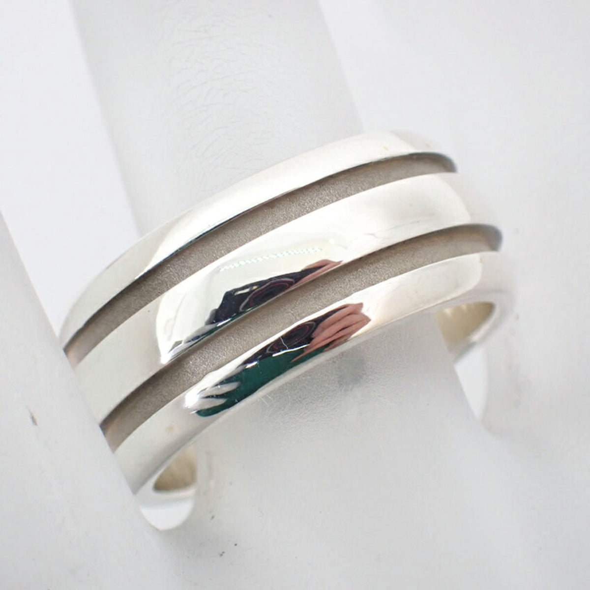 Tiffany Sterling Silver 925 Band Ring (Pre-Owned)