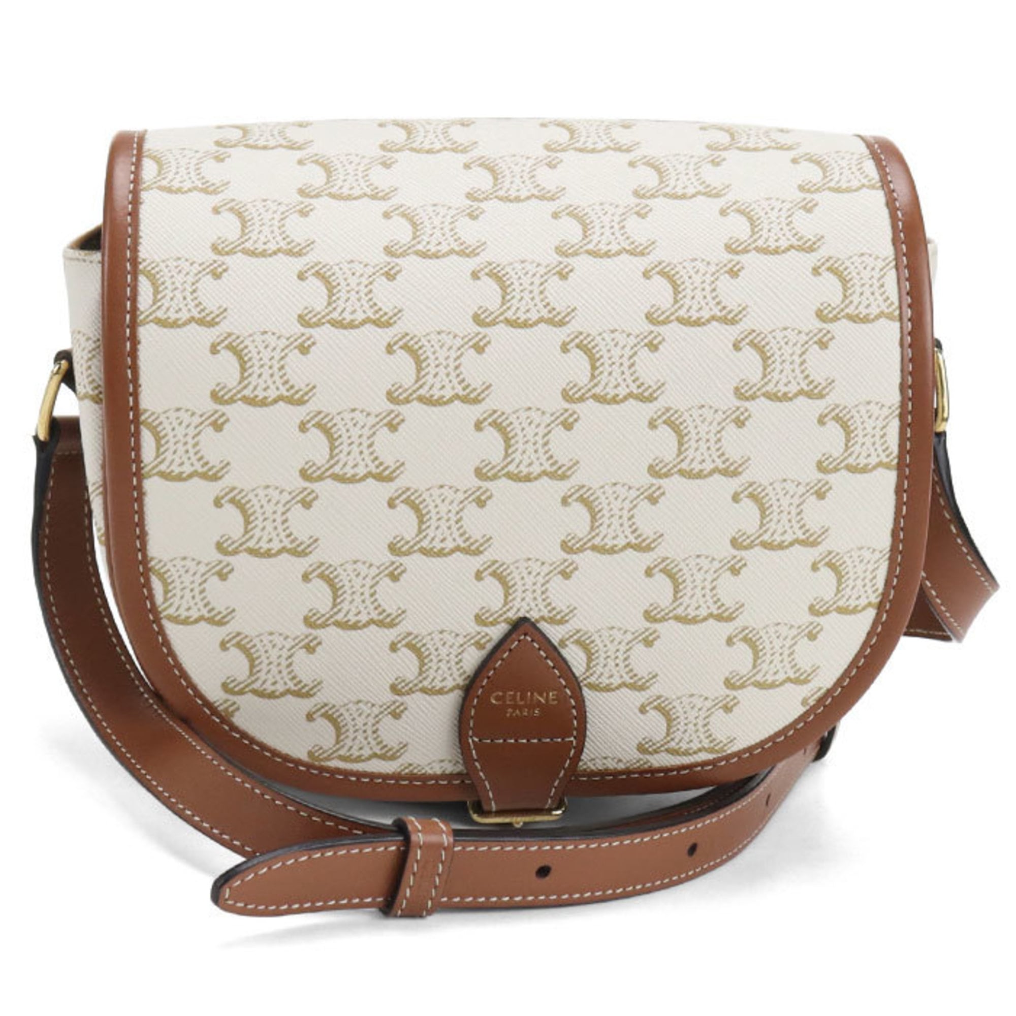 Celine White Pvc Shoulder Bag (Pre-Owned)