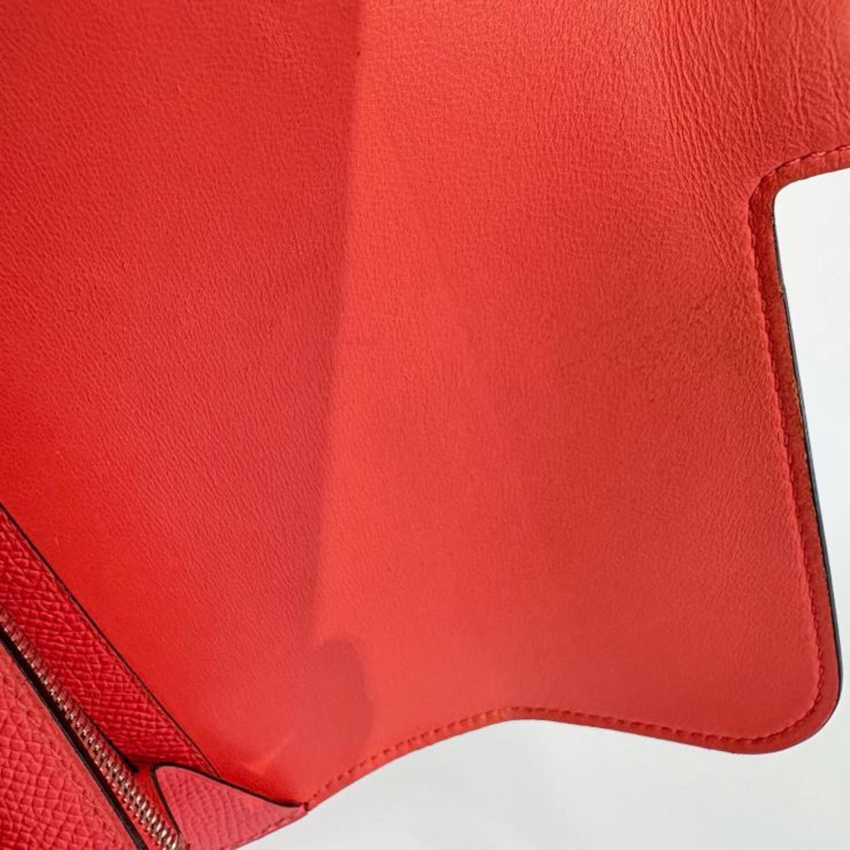 Hermes Pink Epsom Leather Long Wallet (Bi-Fold) (Pre-Owned)