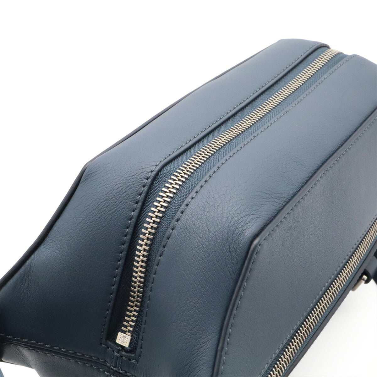 Loewe Blue Leather Shoulder Bag Sling Bag (Pre-Owned)