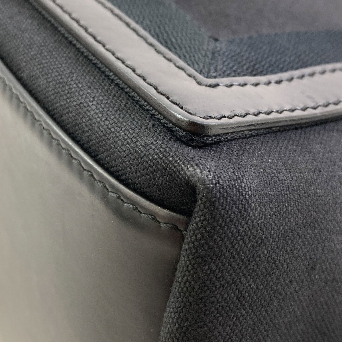 Balenciaga Black Canvas Handbag Pouch (Pre-Owned)