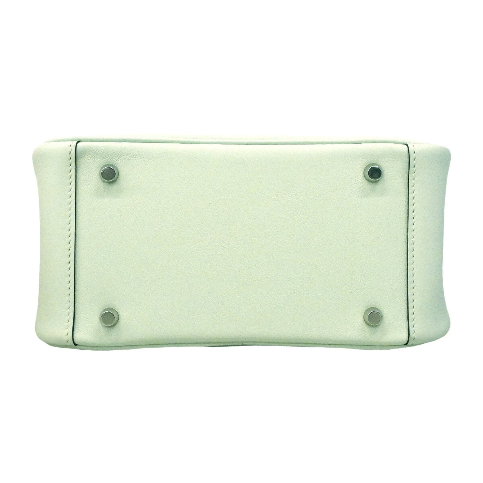 Hermes Green Swift Leather Handbag (Pre-Owned)