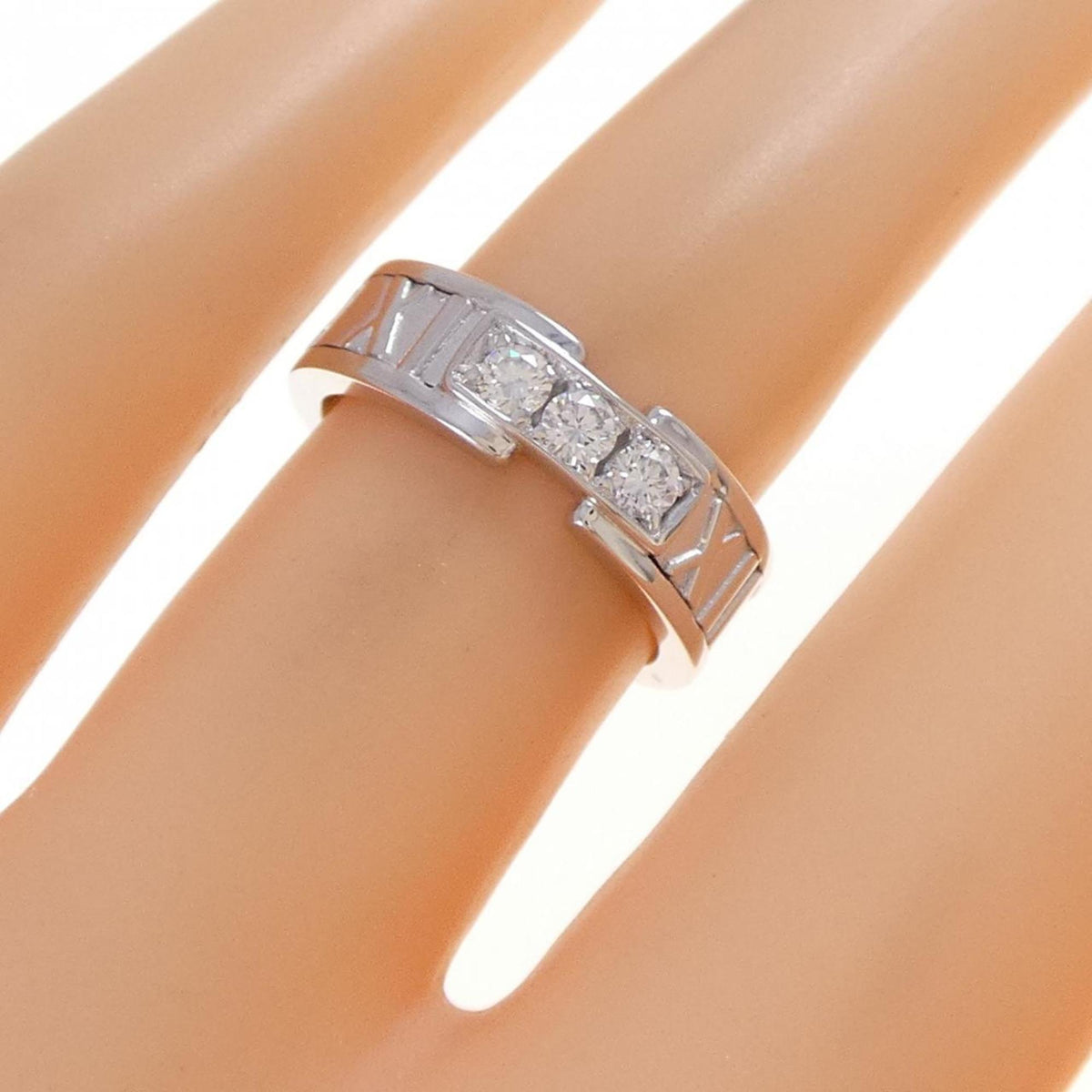 Tiffany White Gold (18K) Band Ring (Pre-Owned)