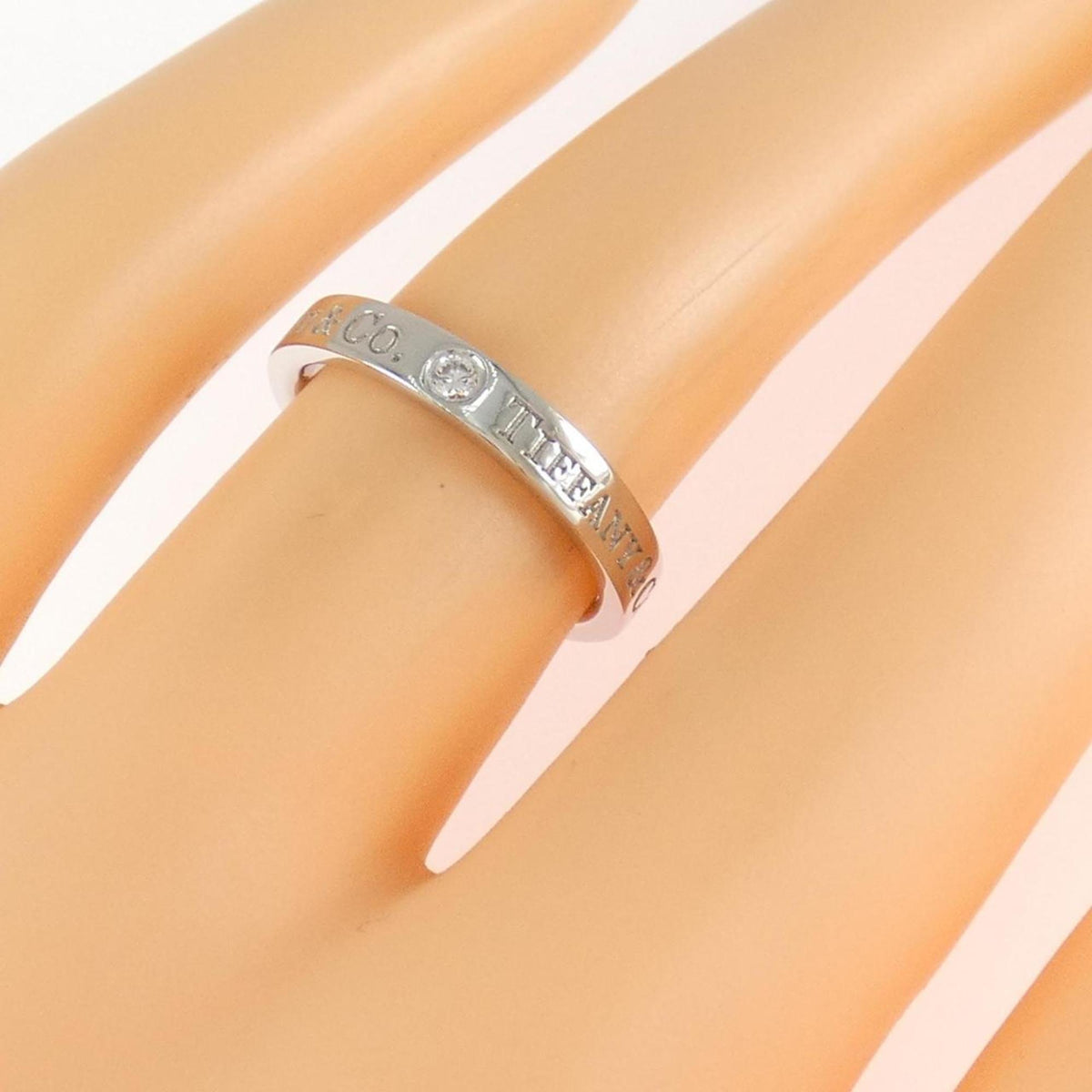 Tiffany Platinum 950 Band Ring (Pre-Owned)