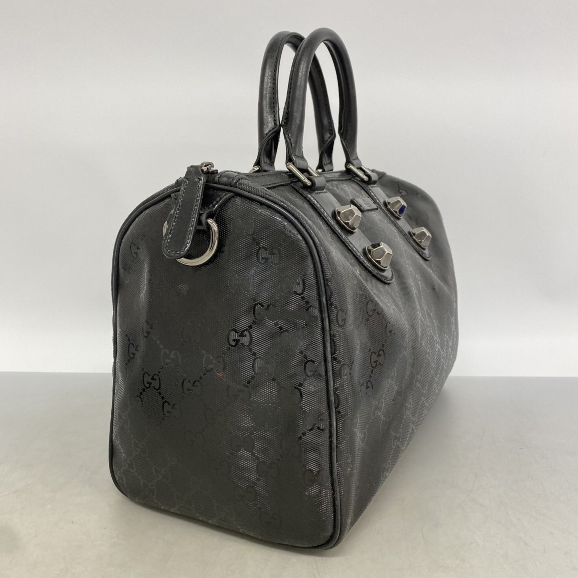 Gucci Black Pvc Handbag (Pre-Owned)