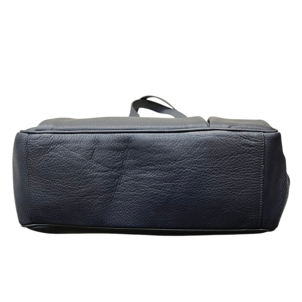 Burberry Navy Leather Tote Bag (Pre-Owned)