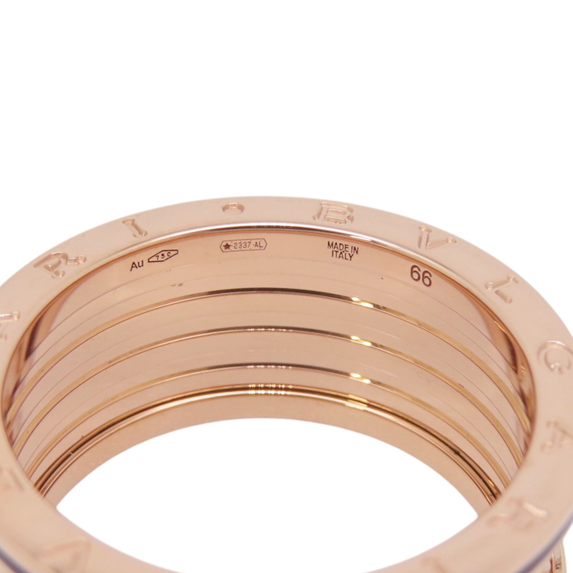 Bvlgari Pink Gold (18K) Ceramic Band Ring (Pre-Owned)