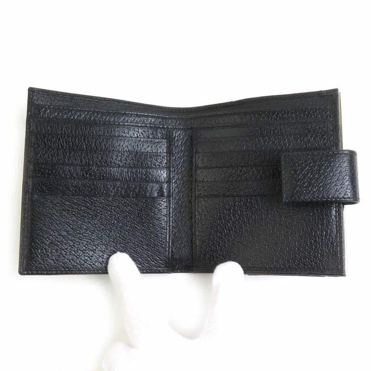 Gucci Black Leather Wallet (Bi-Fold) (Pre-Owned)