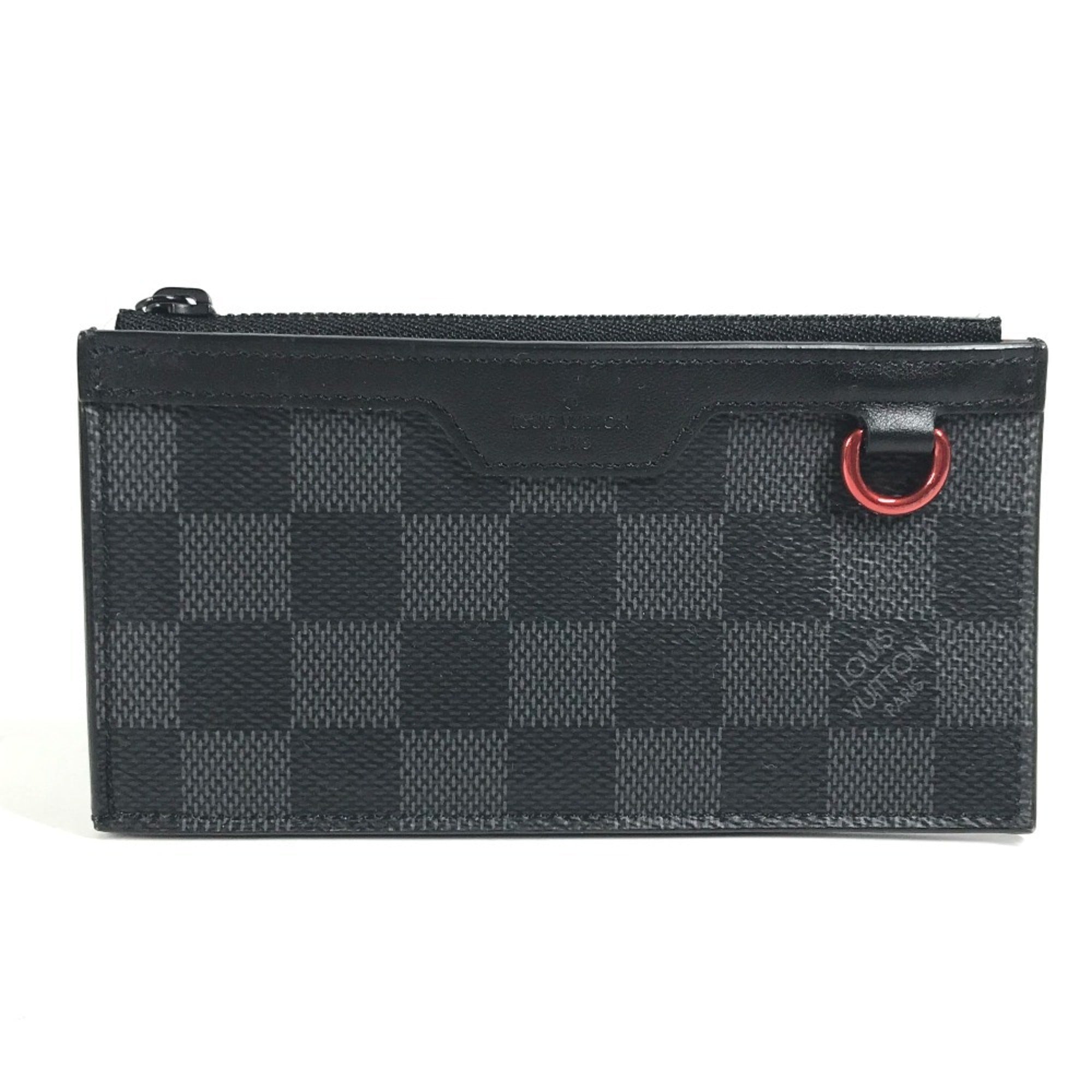 Louis Vuitton Damier Graphite Black Damier Graphite Coin Purse/Coin Case (Pre-Owned)