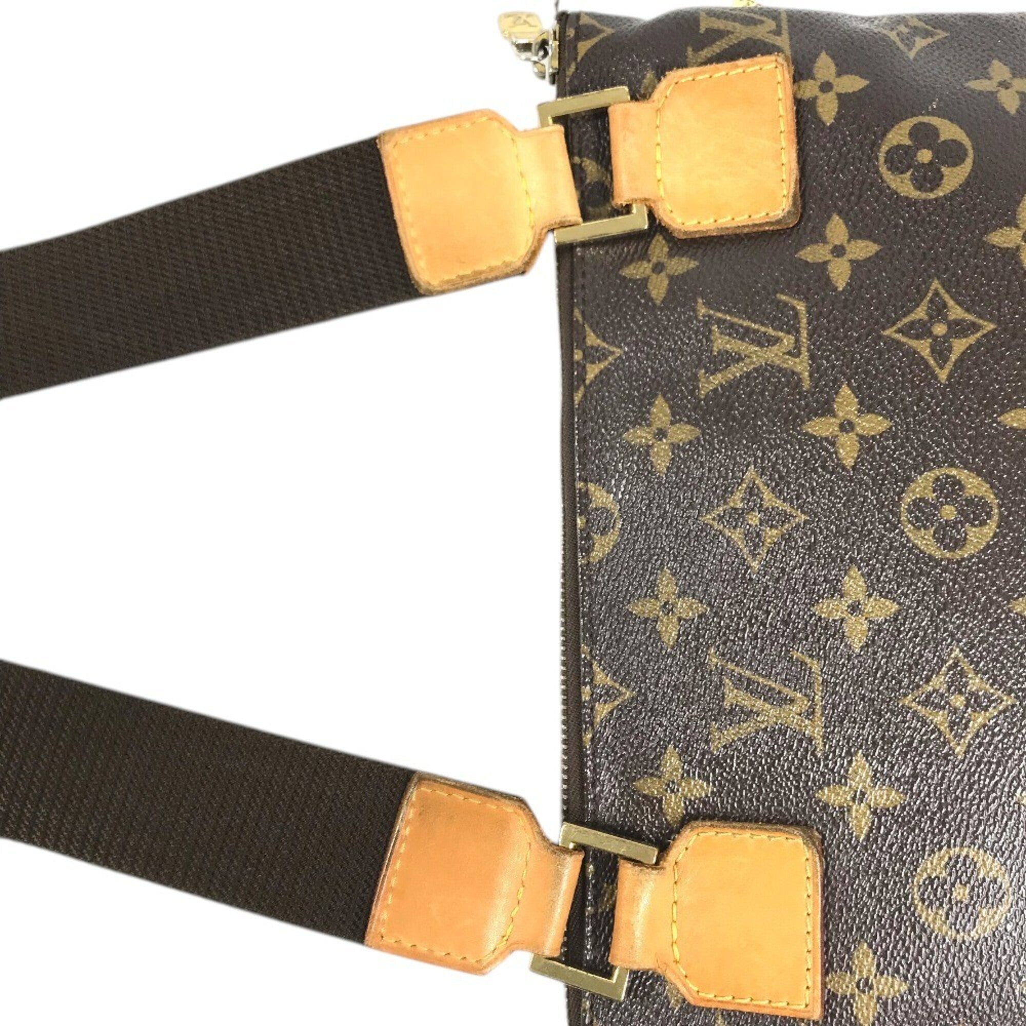 Louis Vuitton Brown Galle Monogram Monogram Pochette Shoulder Bag (Pre-Owned)