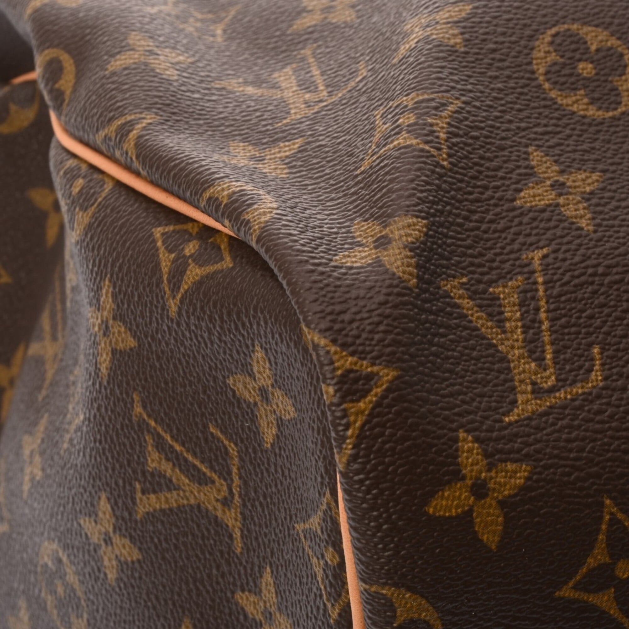 Louis Vuitton Brown Monogram Canvas Boston Bag (Pre-Owned)