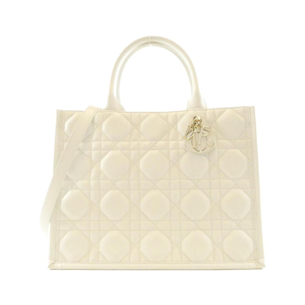 Christian Dior Gold Leather Handbag (Pre-Owned)