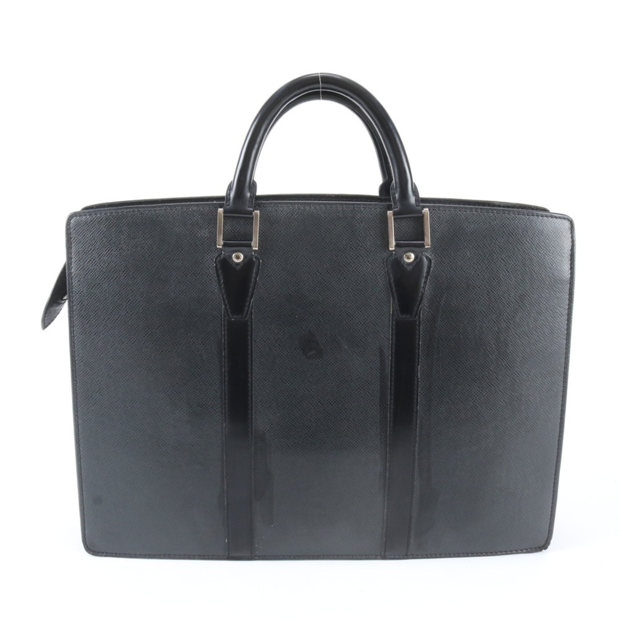Louis Vuitton Ardoise Galle Leather Handbag Tote Bag (Pre-Owned)