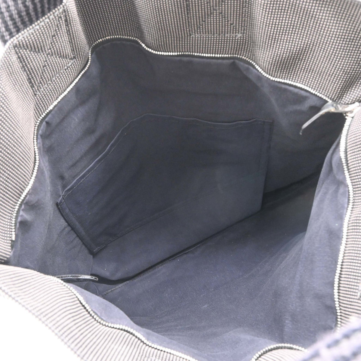 Hermes Gray Canvas Tote Bag (Pre-Owned)