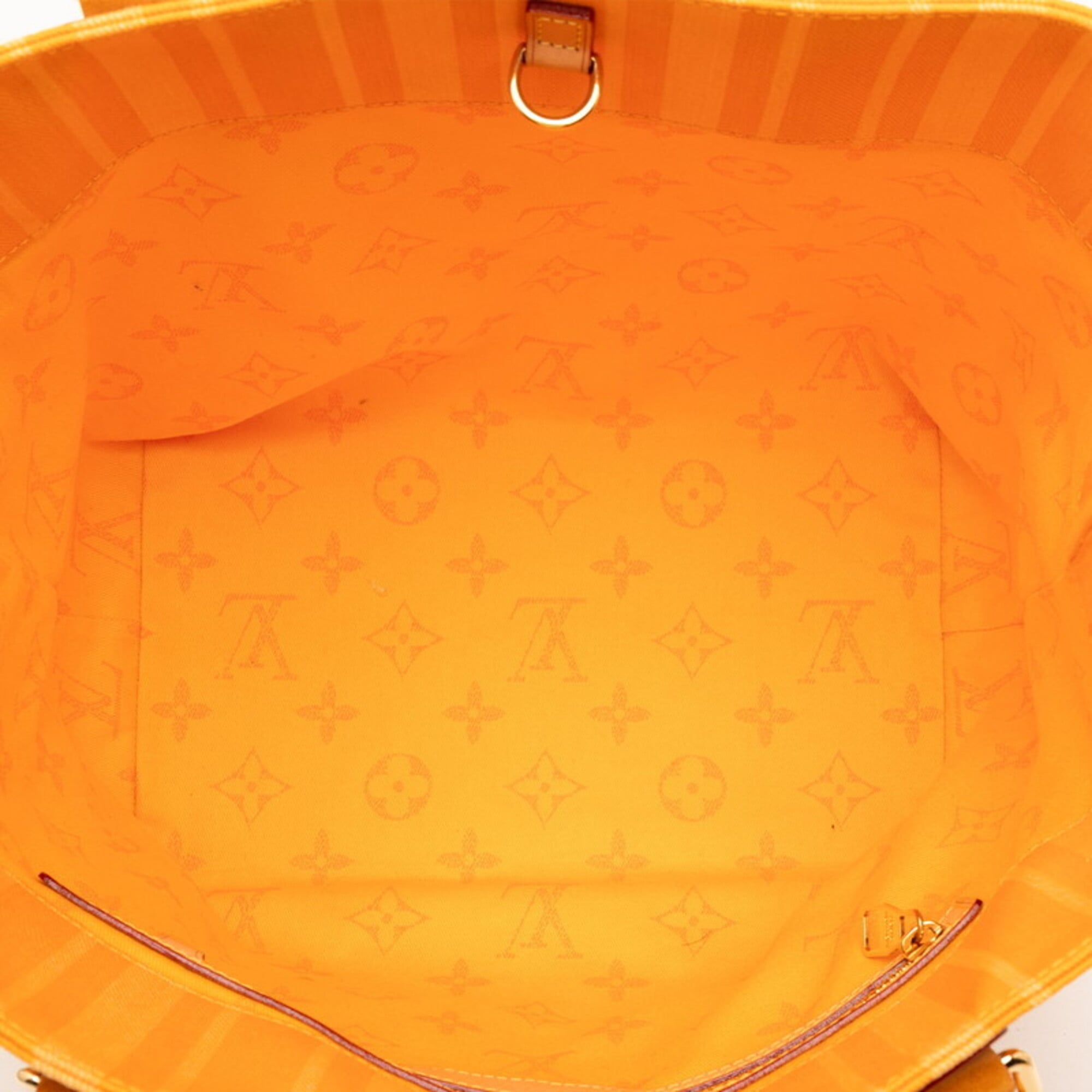 Louis Vuitton Jaune Passion Yellow Canvas Leather Shoulder Bag Tote Bag (Pre-Owned)