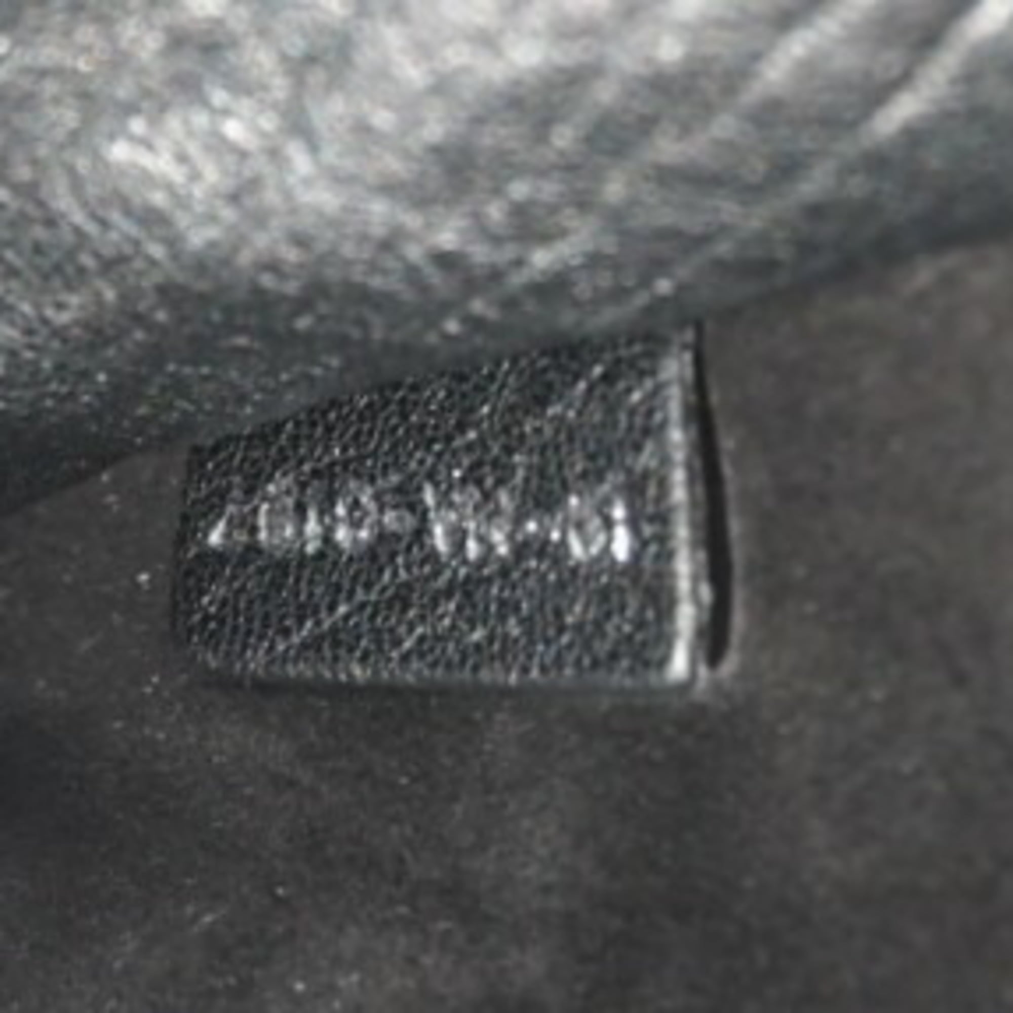 Christian Dior Black Blue White Leather Shoulder Bag (Pre-Owned)