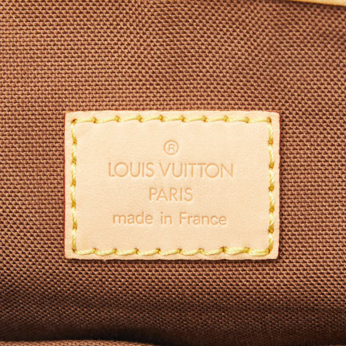 Louis Vuitton Brown Pvc Leather Handbag (Pre-Owned)